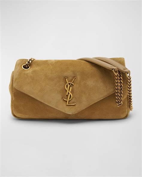 ysl leather and suede bag|ysl calypso bag.